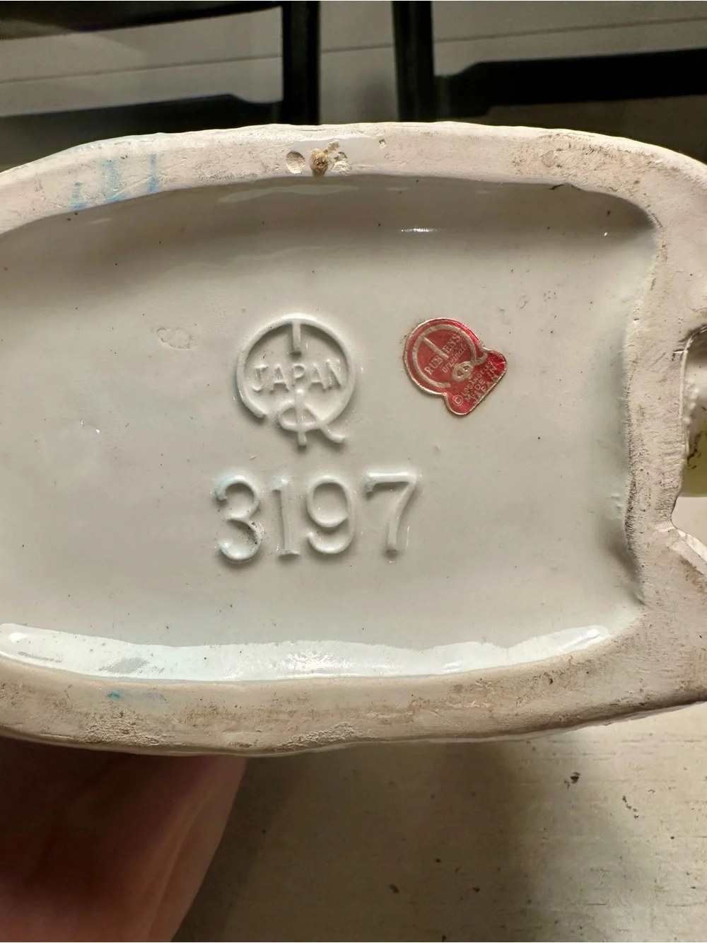 Vintage 1950s Rubens Originals Japan Baby Elephant Nursery Planter Kitsch #3197